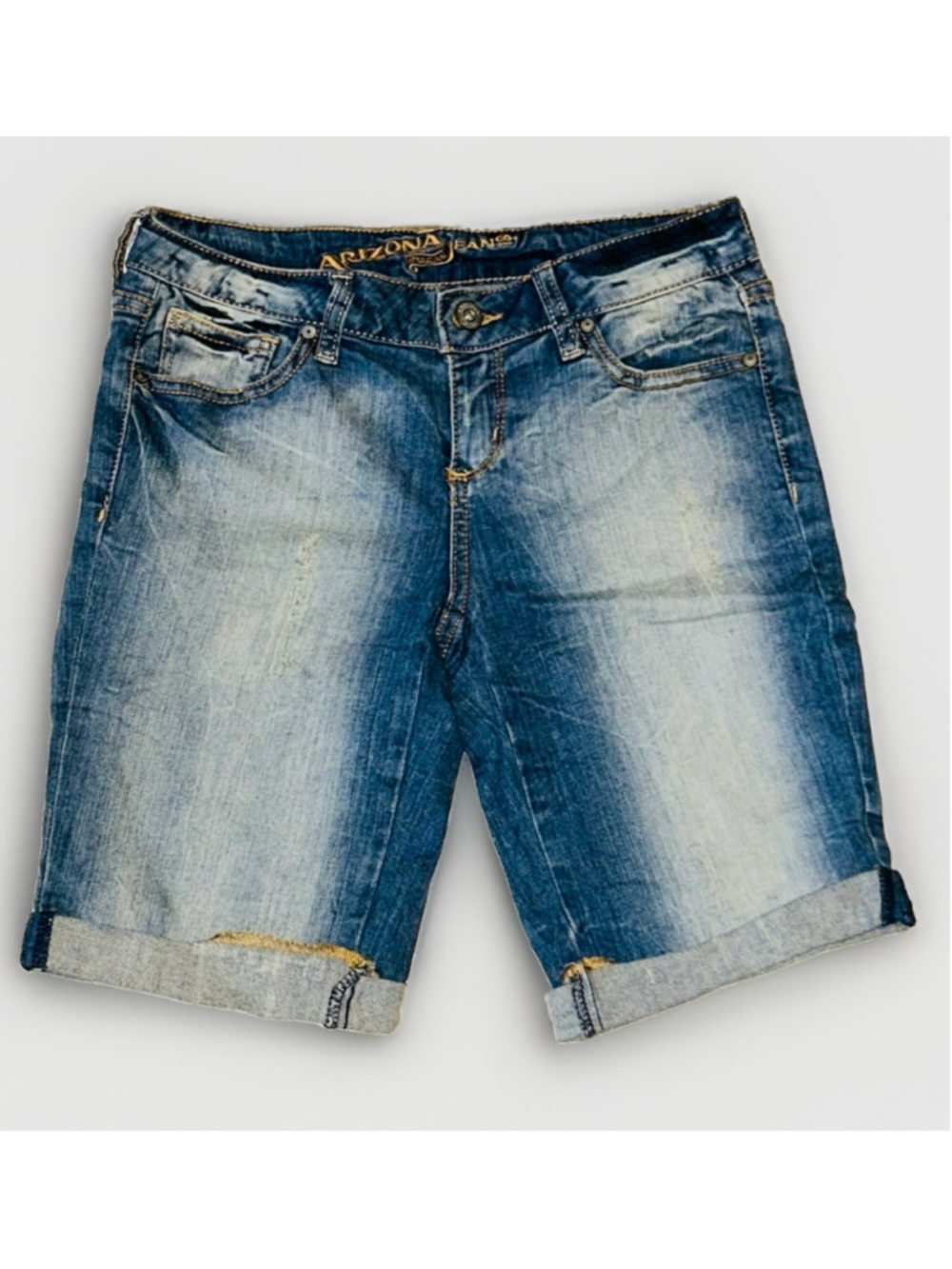 Ladies Arizona Jeans Bermuda Shorts Size 1